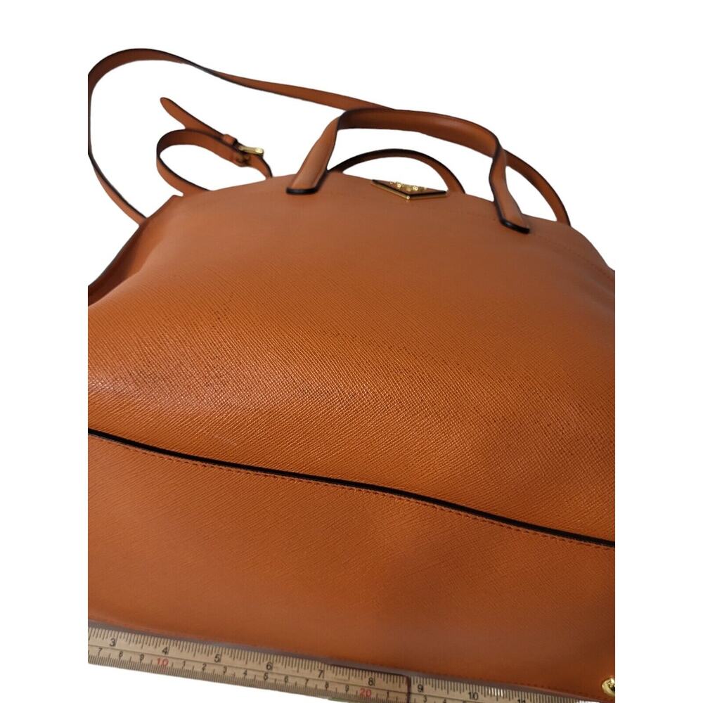 AUTHENTIC LUXURY PRADA SAFFIANO SHOULDER BAG HANDBAG ORANGE - Picture 7 of 8